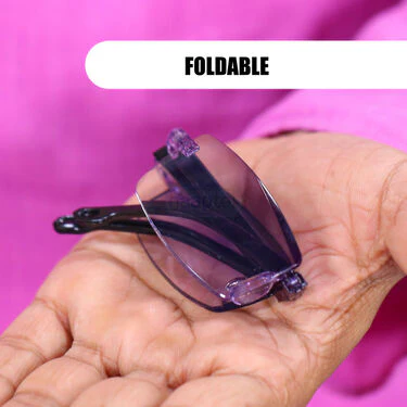 Rimless Folding Adaptive Power Mobile Protection Reading Glasses B1G1 (FORG10) - Image 5