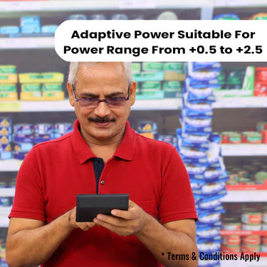 Rimless Folding Adaptive Power Mobile Protection Reading Glasses B1G1 (FORG10) - Image 6